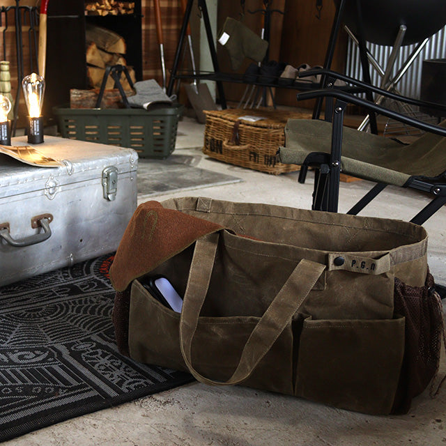 WAXED CANVAS TOOL BAG RECT / ワックスドキャンバス ツールバッグ レクト