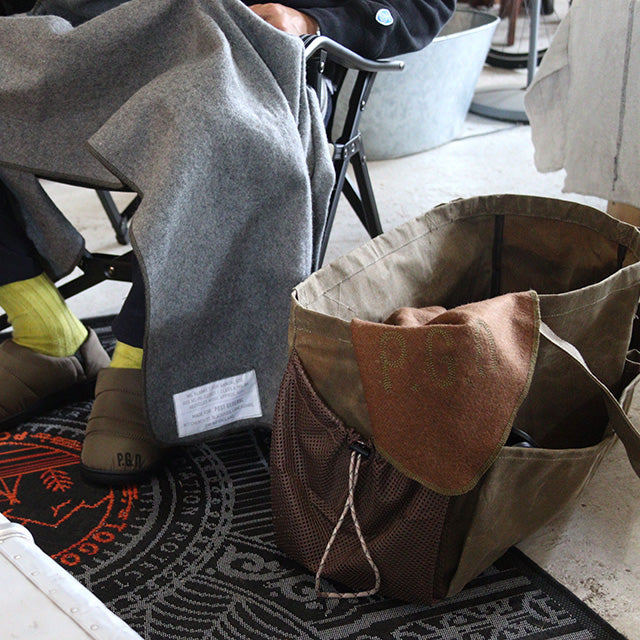 WAXED CANVAS TOOL BAG RECT / ワックスドキャンバス ツールバッグ レクト