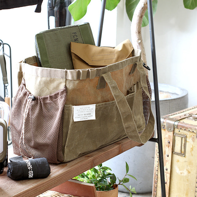 WAXED CANVAS TOOL BAG RECT / ワックスドキャンバス ツールバッグ レクト