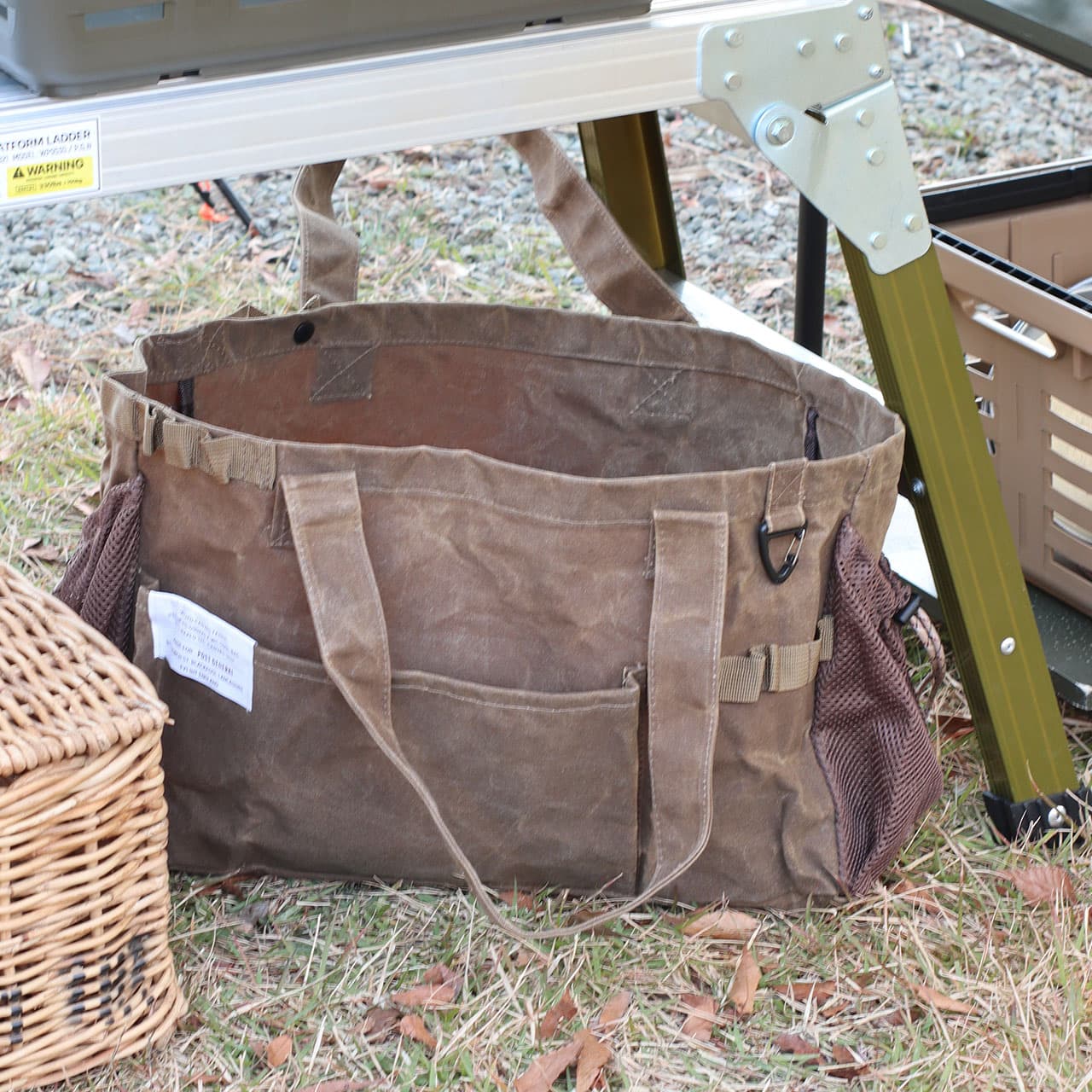 WAXED CANVAS TOOL BAG RECT / ワックスドキャンバス ツールバッグ レクト