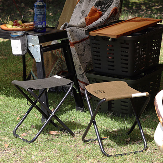 WAXED CANVAS COMPACT STOOL / ワックスドキャンバス コンパクトスツール