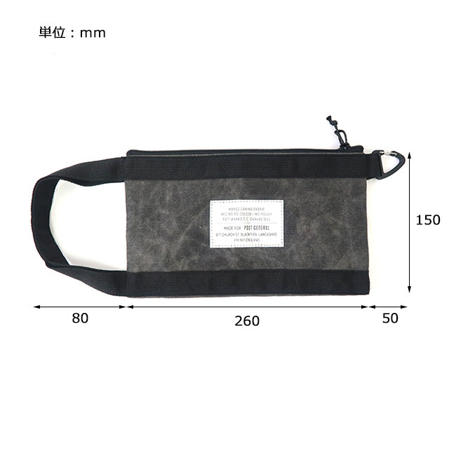 WAXED CANVAS POUCH / ワックスドキャンバス ポーチ