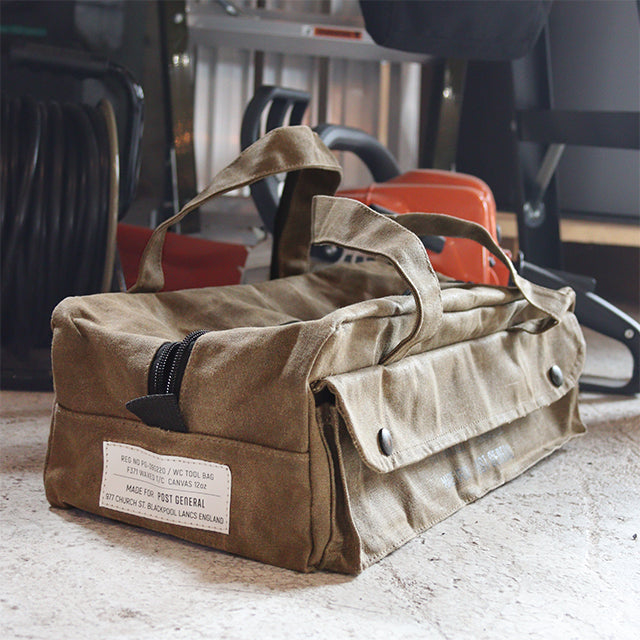 WAXED CANVAS TOOL BAG BOXY / ワックスドキャンバス ツールバッグ ボクシー