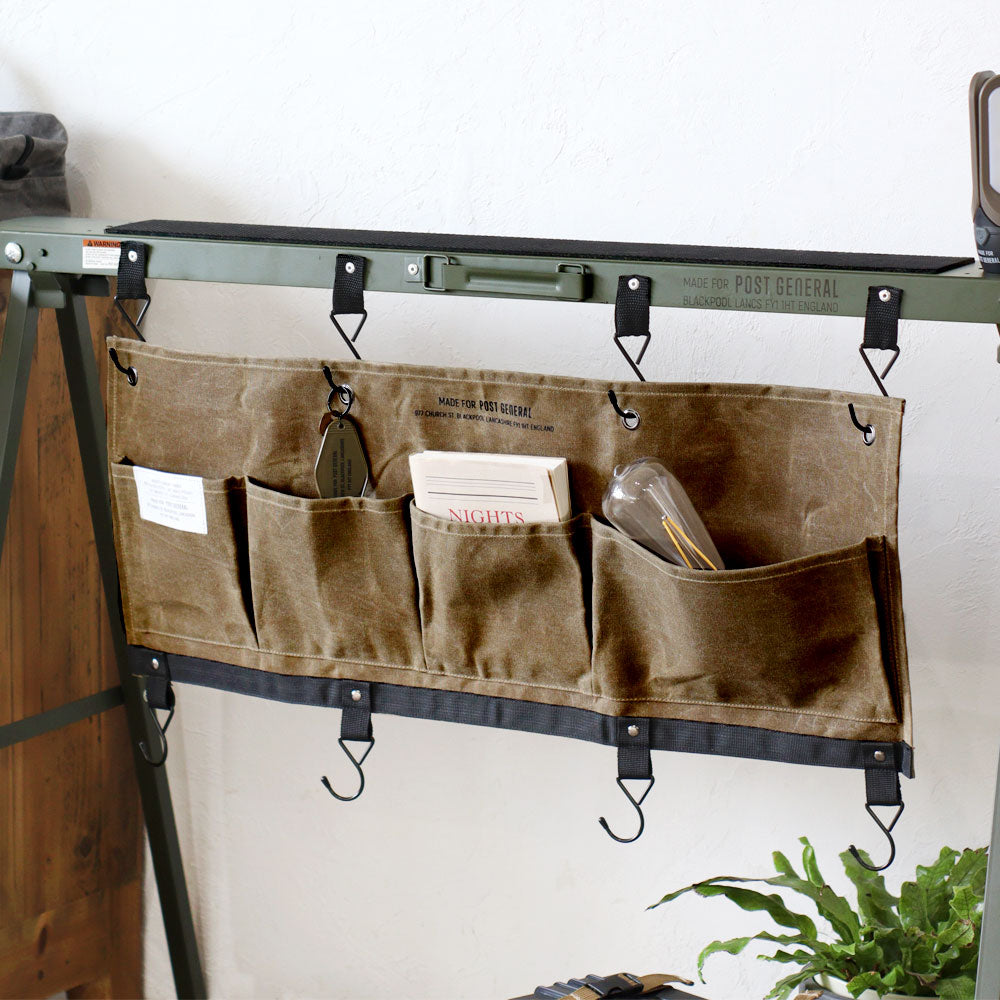 WAXED CANVAS WALL POCKET S / ワックスドキャンバス ウォールポケット S