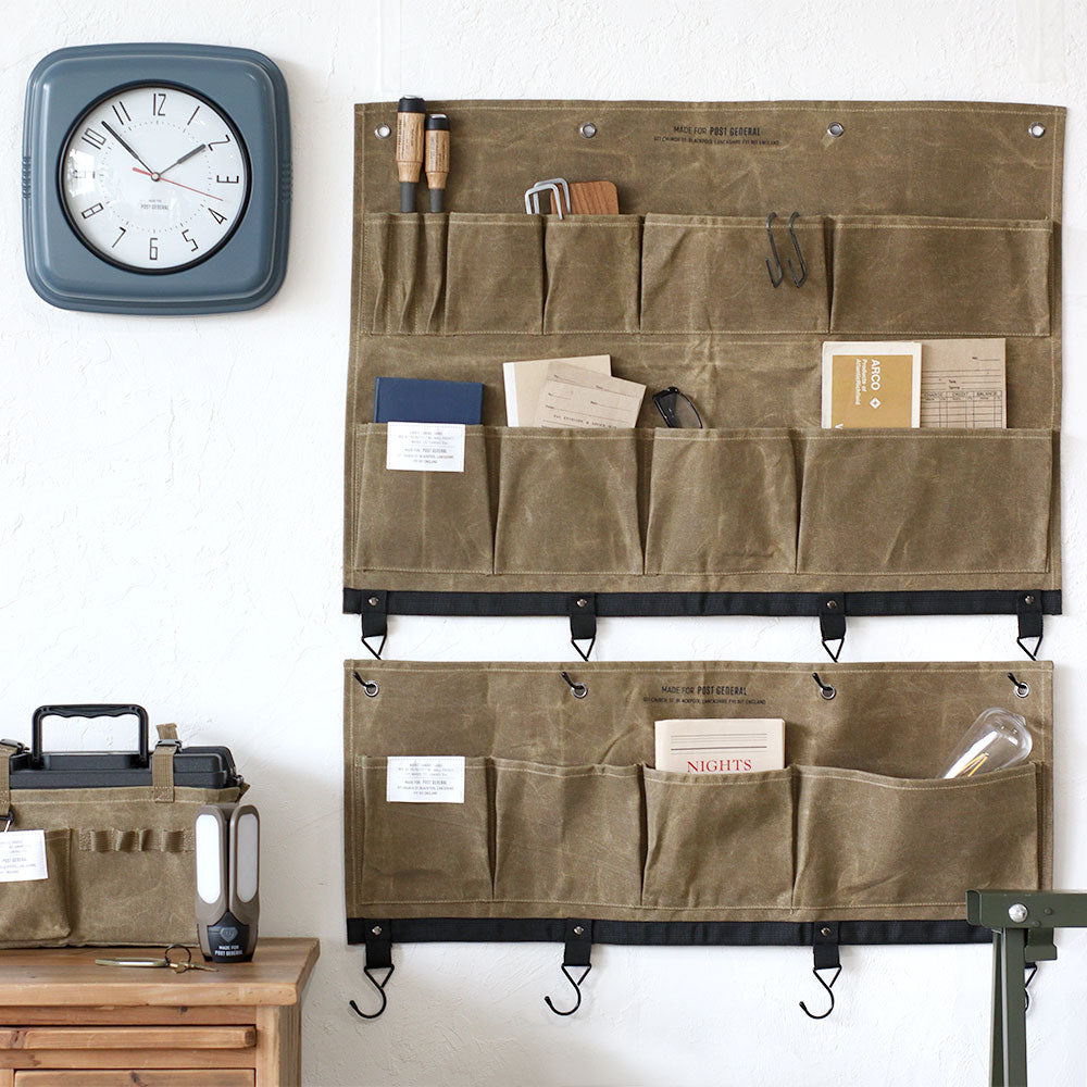 WAXED CANVAS WALL POCKET S / ワックスドキャンバス ウォールポケット S
