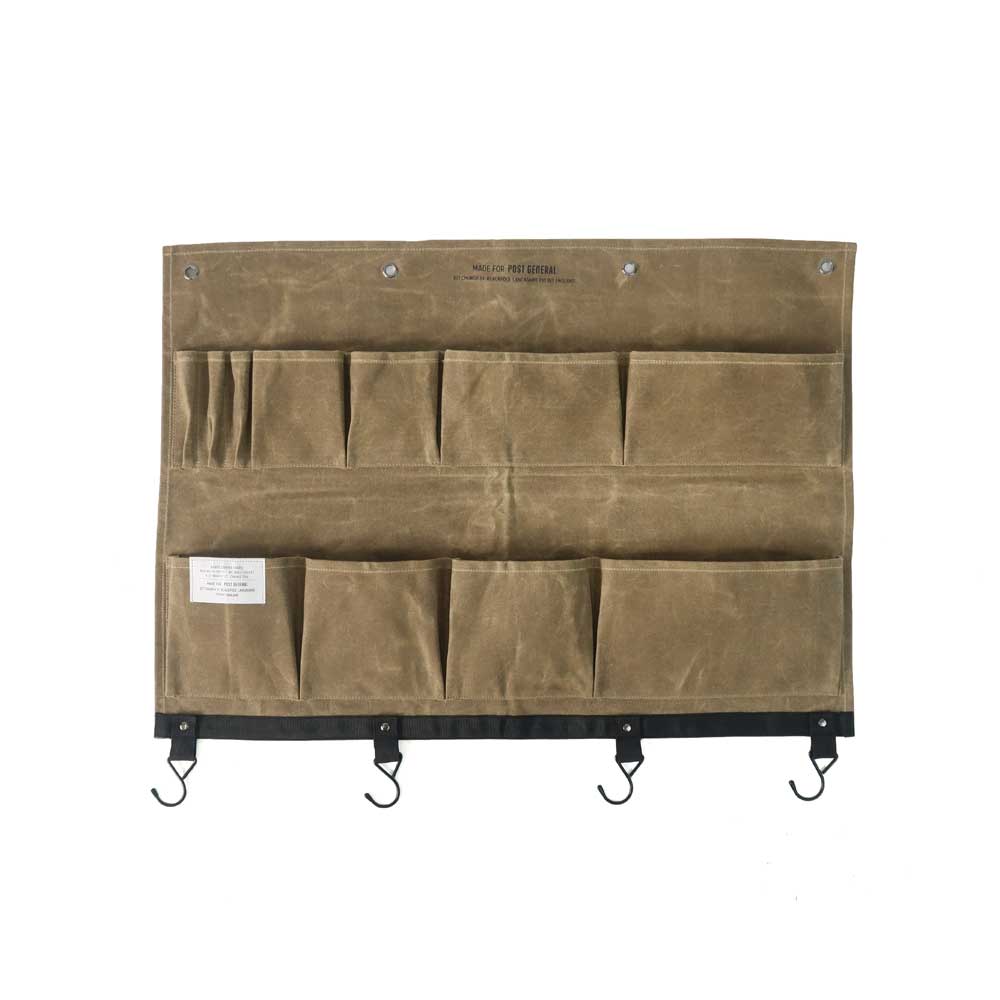 WAXED CANVAS WALL POCKET L / ワックスドキャンバス ウォールポケット L