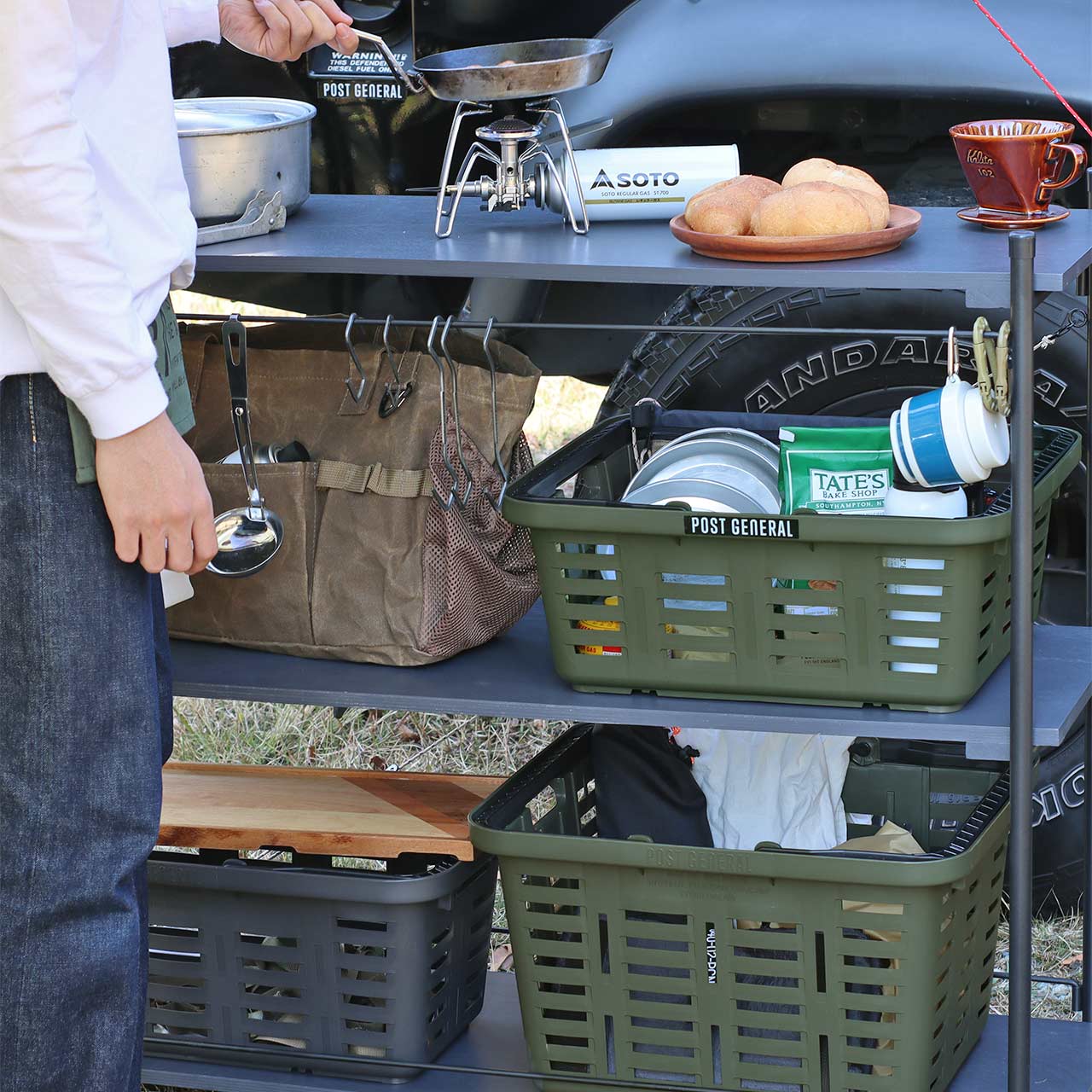 HEAVY DUTY BASKET LOW / ヘビーデューティーバスケット ロー