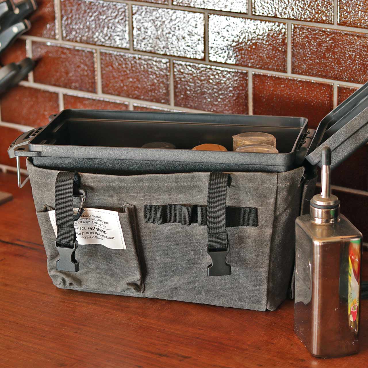 WAXED CANVAS AMMO TOOL BOX / ワックスドキャンバス アンモツールボックス