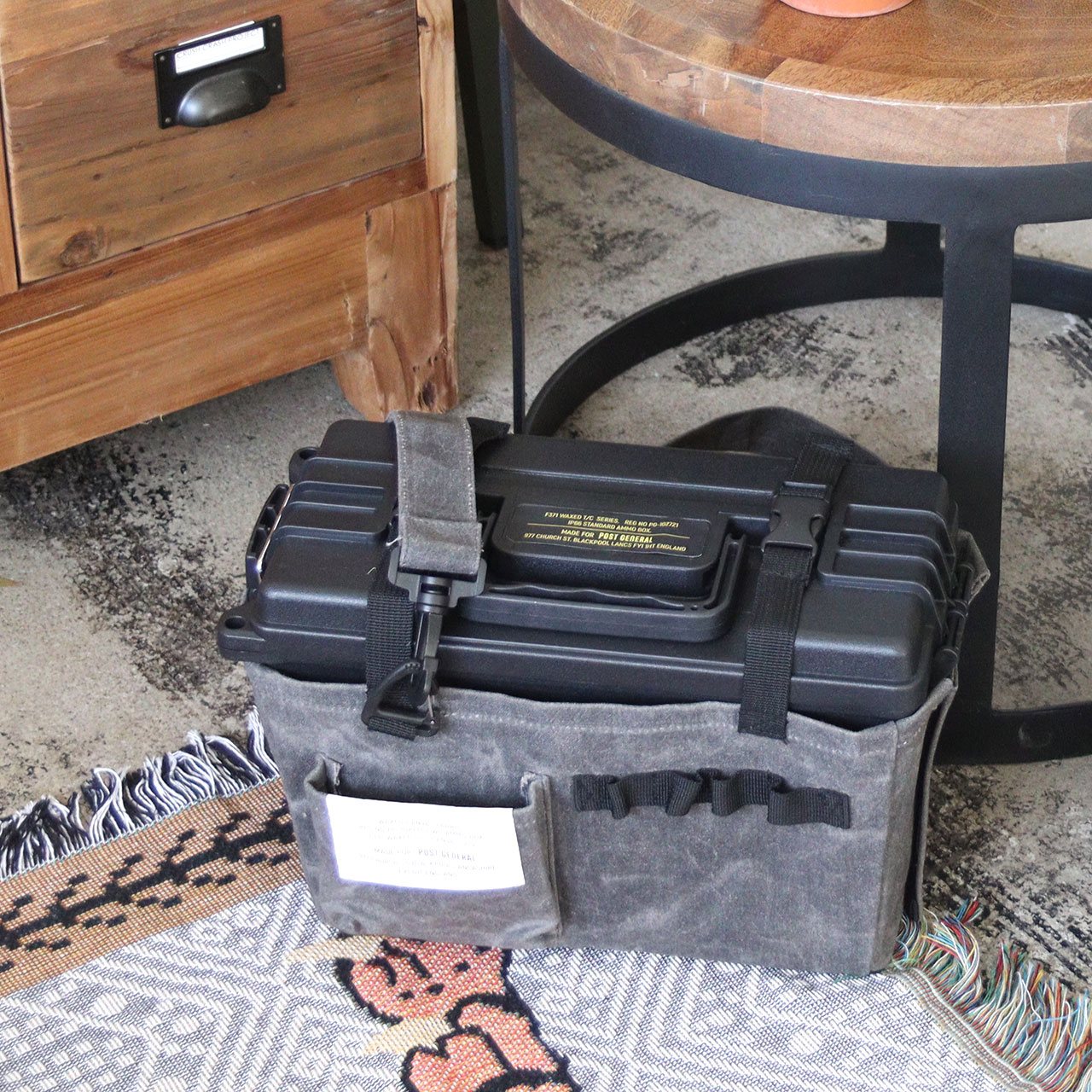 WAXED CANVAS AMMO TOOL BOX / ワックスドキャンバス アンモツールボックス