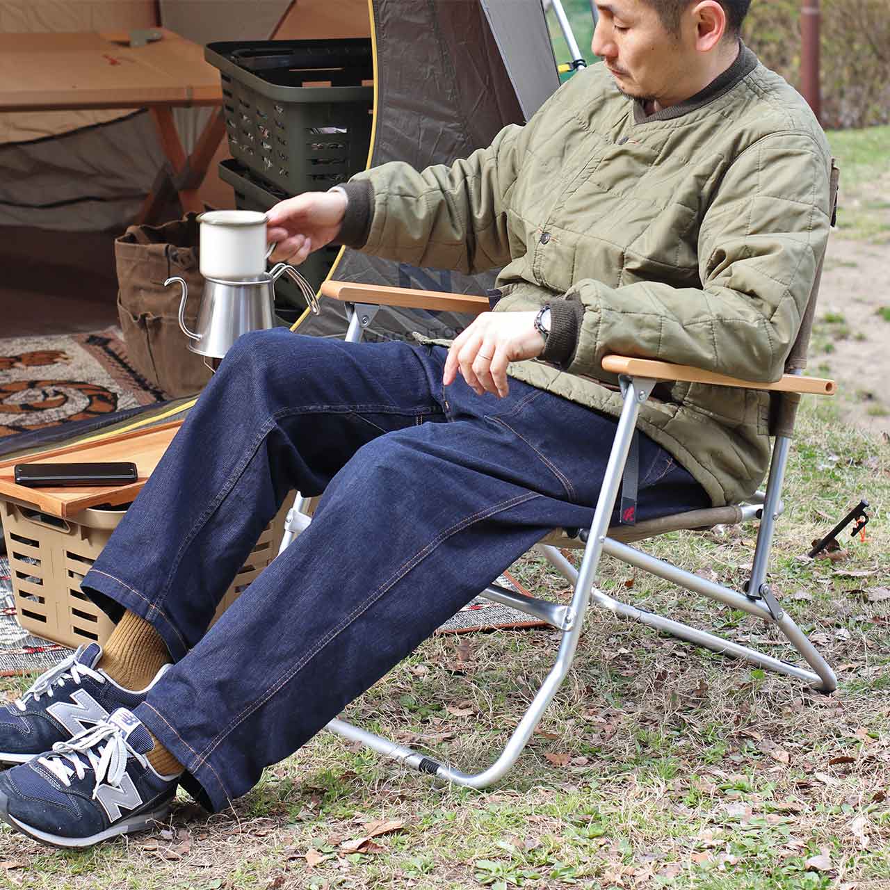 WAXED CANVAS ROVER CHAIR TYPE LOW / ワックスドキャンバス ローバーチェア タイプロー