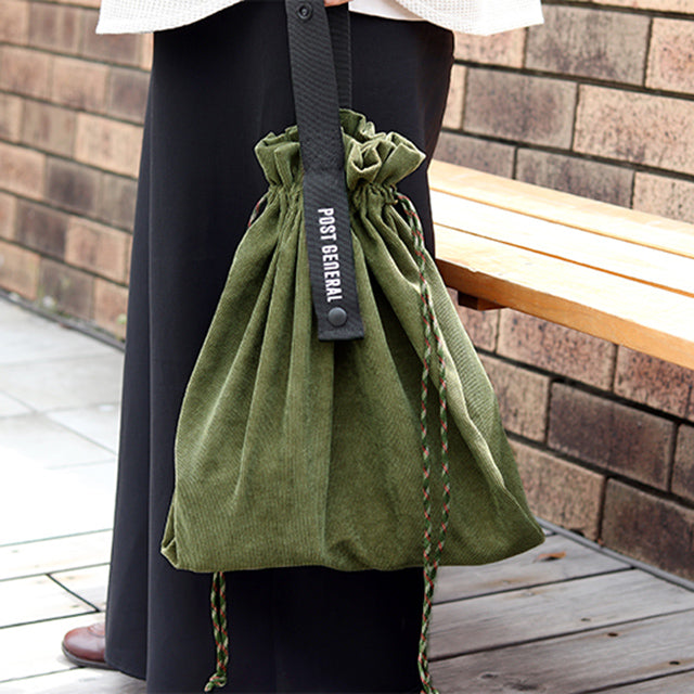 PACKABLE CORDUROY BAG / パッカブル コーデュロイバッグ