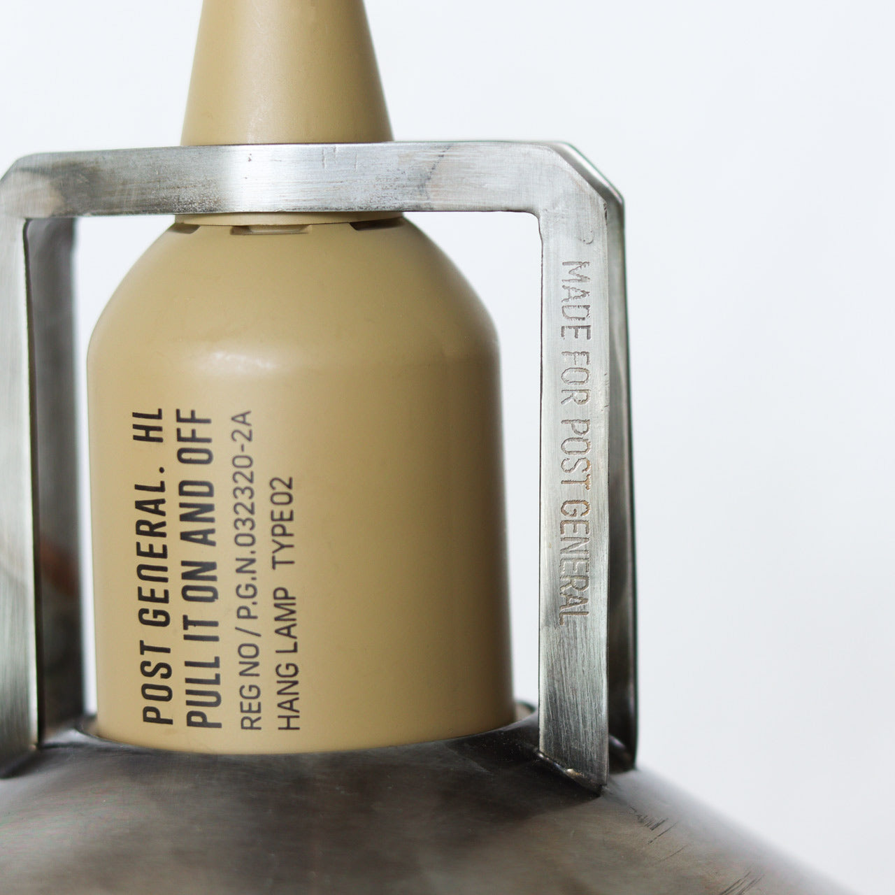 HANG LAMP INDUSTRIAL IRON SHADE / ハングランプ インダストリアルアイアンシェード