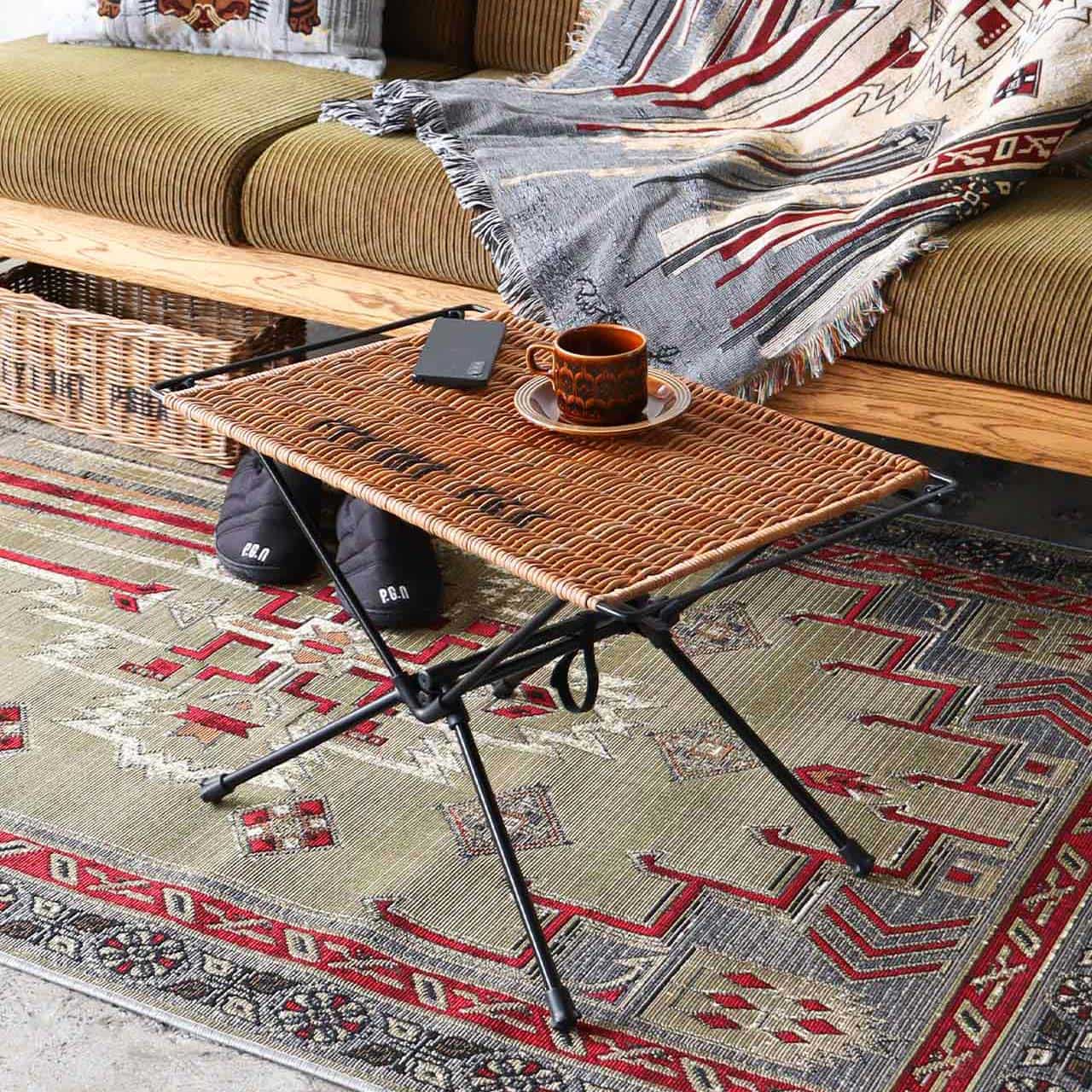 FOLDING RATTAN TABLE -BY THE AROROG.- / フォールディングラタンテーブル バイジアラログ