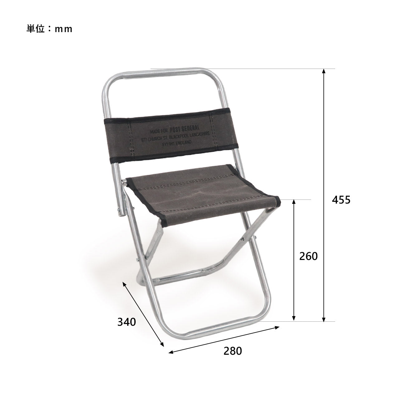 WAXED CANVAS FOLDING MINI STOOL / ワックスドキャンバス フォールディングミニスツール