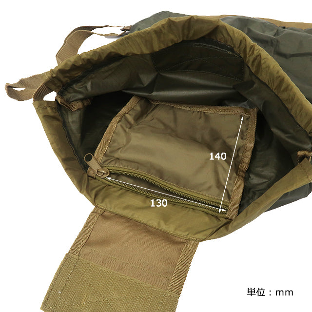 PACKABLE DRAWSTRING BAG / パッカブル ドローストリングバッグ