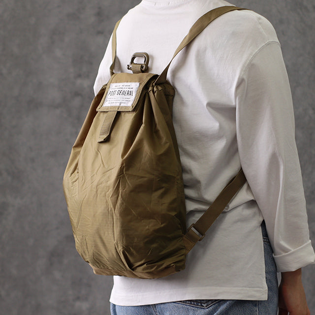 PACKABLE DRAWSTRING BAG / パッカブル ドローストリングバッグ