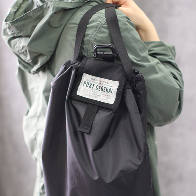 PACKABLE DRAWSTRING BAG / パッカブル ドローストリングバッグ