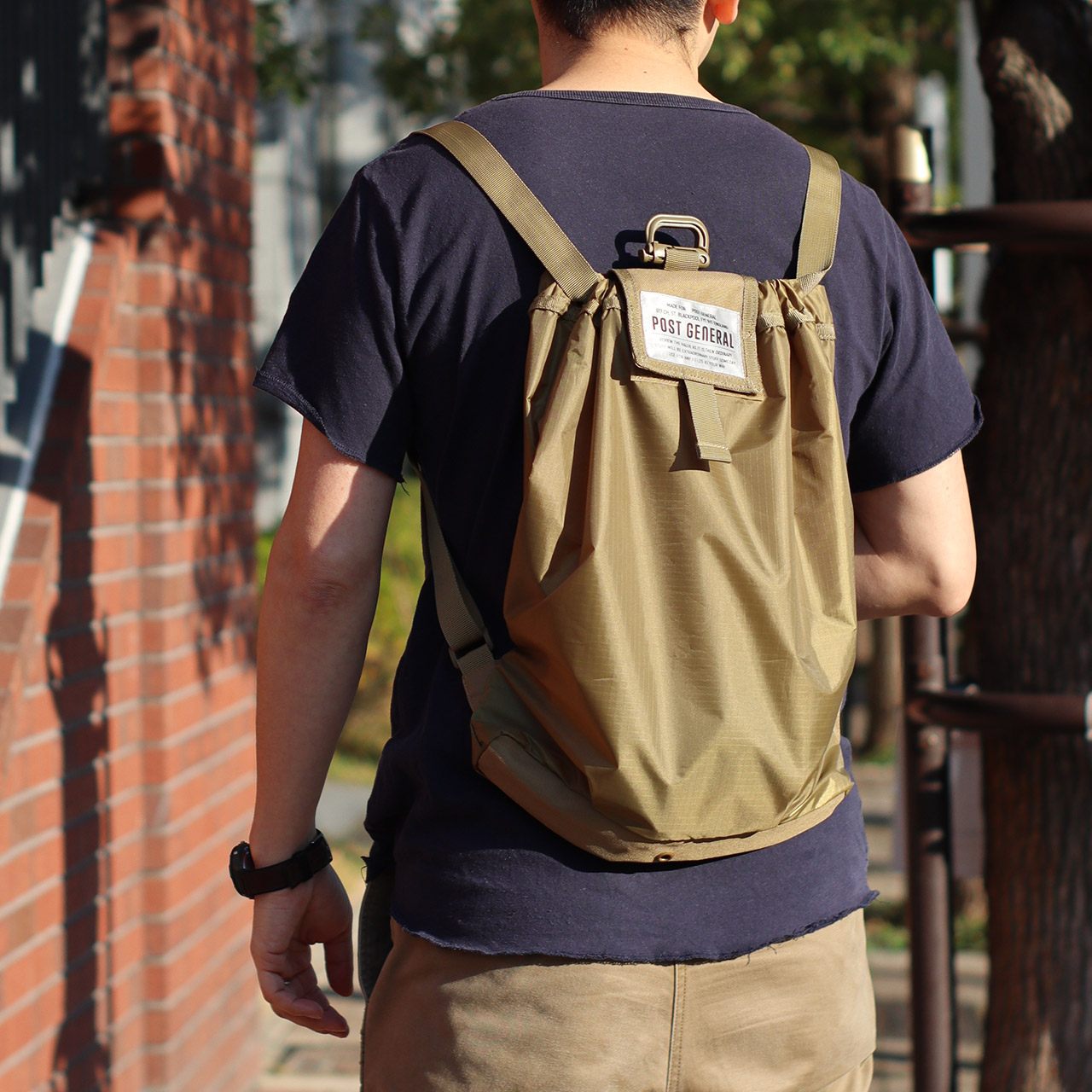 PACKABLE DRAWSTRING BAG / パッカブル ドローストリングバッグ