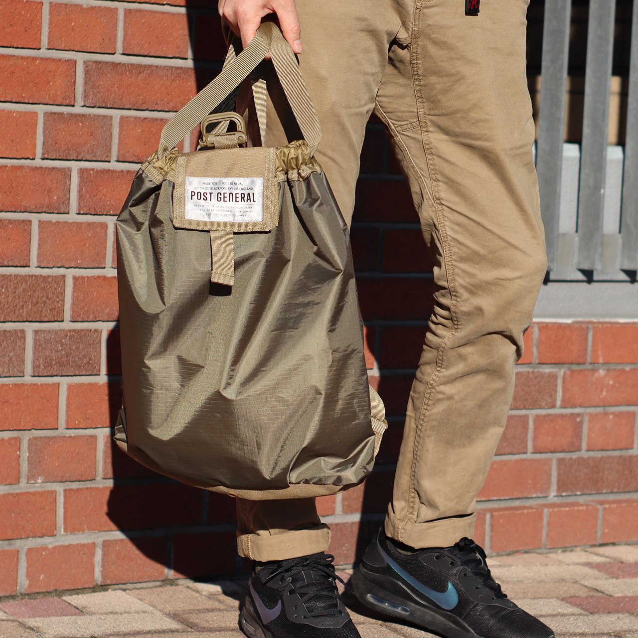 PACKABLE DRAWSTRING BAG / パッカブル ドローストリングバッグ