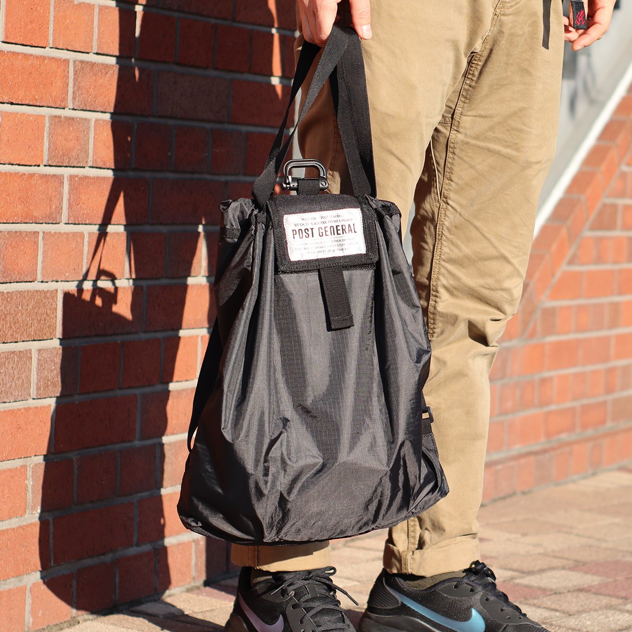 PACKABLE DRAWSTRING BAG / パッカブル ドローストリングバッグ