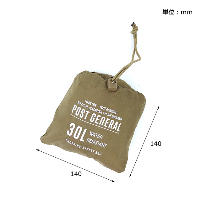 PACKABLE SHOPPING BASKET BAG / パッカブル ショッピングバスケットバッグ