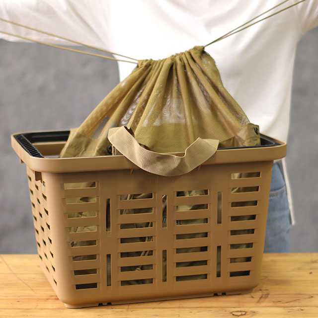 PACKABLE SHOPPING BASKET BAG / パッカブル ショッピングバスケットバッグ