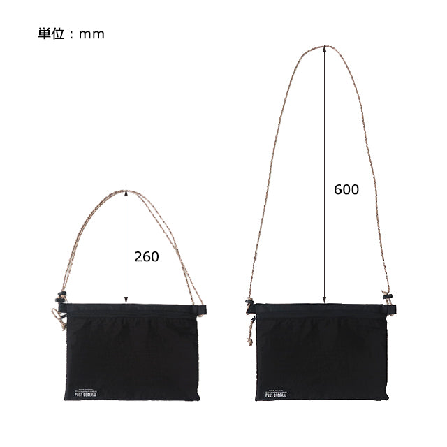 GROUND SHEET & SACOCHE BAG / グランドシート&サコッシュバッグ