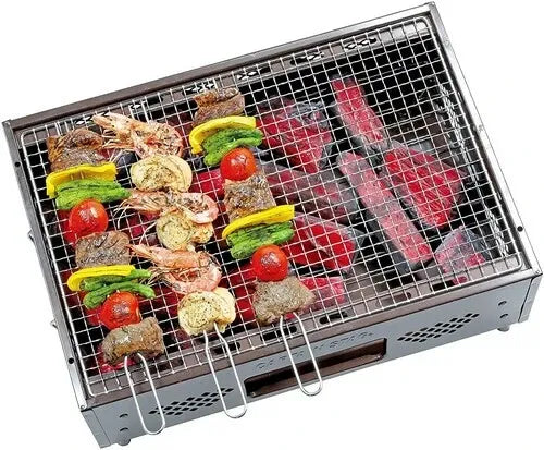 BBQ 共柄ダブルスキュア 3本組 / BBQ Skewer set of 3