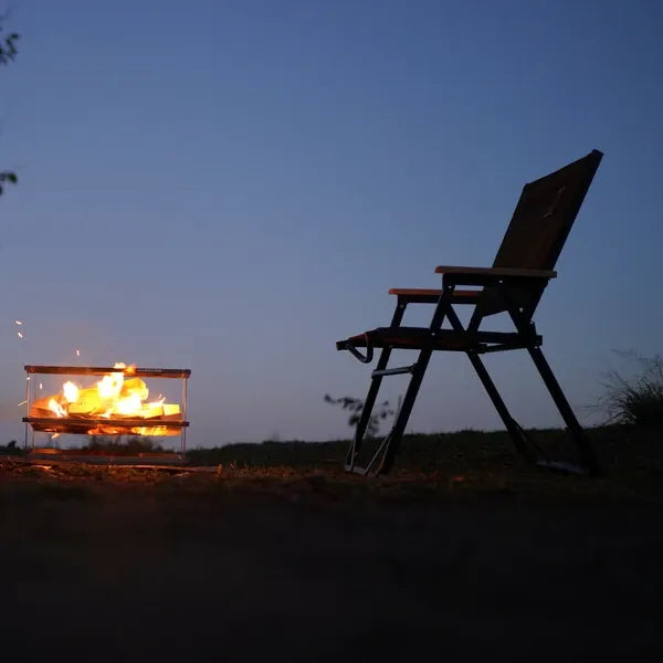 フラットバーメッシュ焚き火台 / Flat Bar Mesh Fire Pit