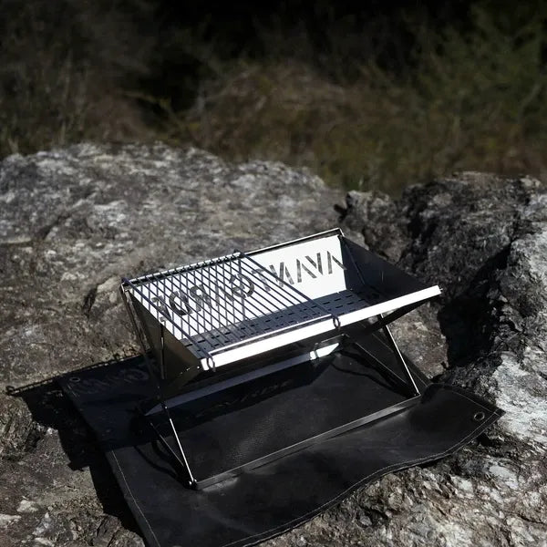 折りたたみ式焚き火グリル / Foldable Campfire Grill