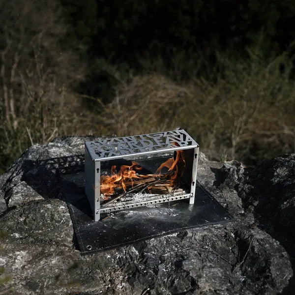 組み立て式二次燃焼焚き火台 / Assembled Secondary Combustion Fire Pit