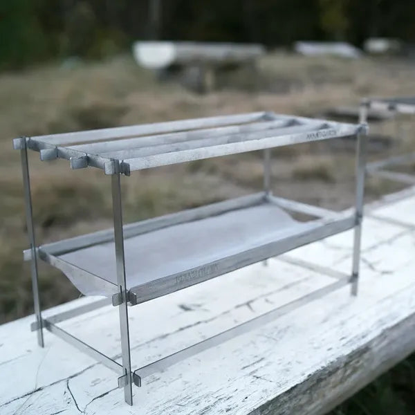 フラットバーメッシュ焚き火台 / Flat Bar Mesh Fire Pit