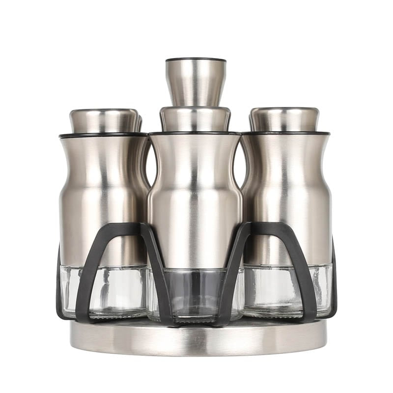 CURVED SPICE JAR SET OF 6 / カーブド スパイス ジャー 6pcs セット