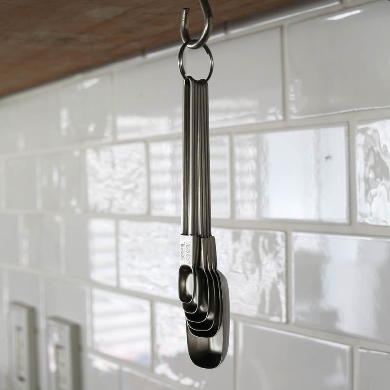 STAINLESS MEASURING SCOOP SET OF 6 / ステンレス メジャーリング スクープ 6pcs セット