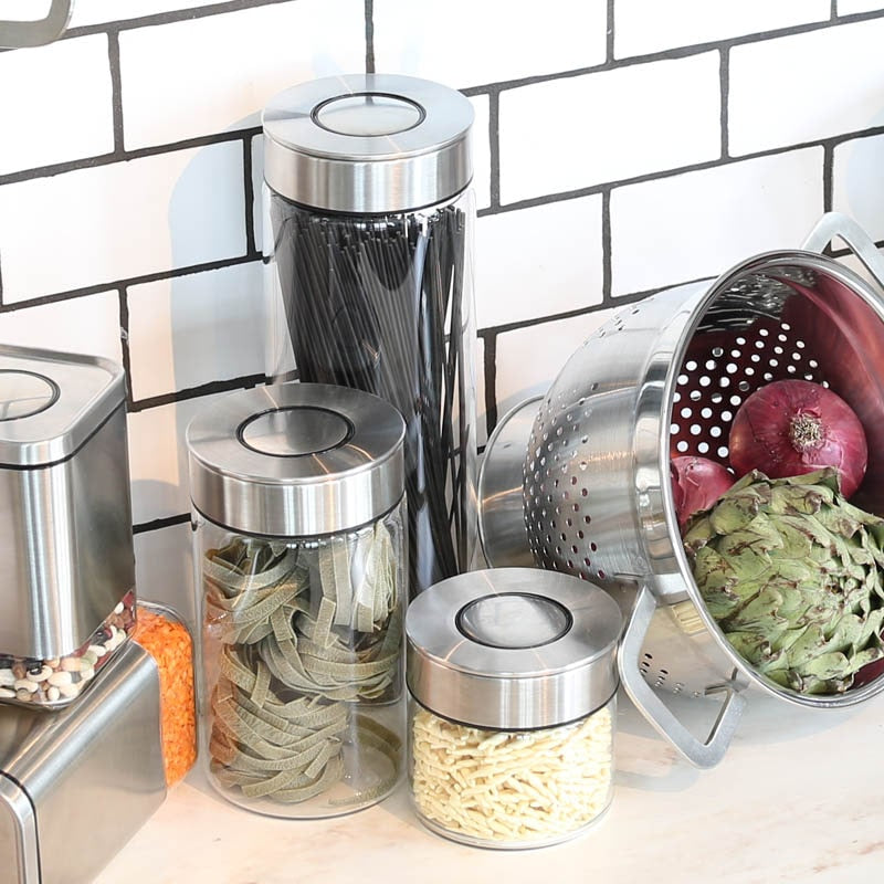 CYLINDER JAR WITH PRESS LID / シリンダー ジャー ウィズ プレス リッド