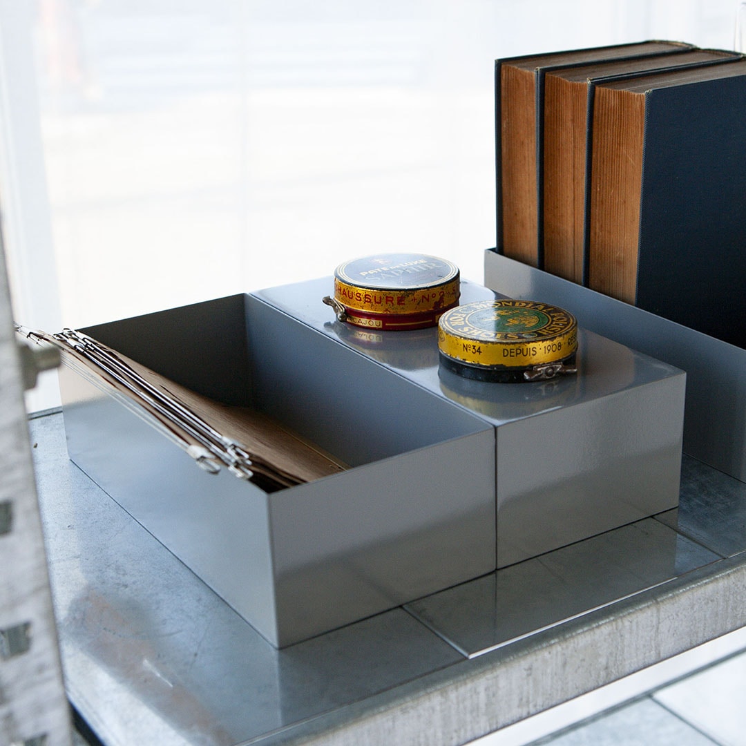 METAL BOX GRAY / メタル ボックス