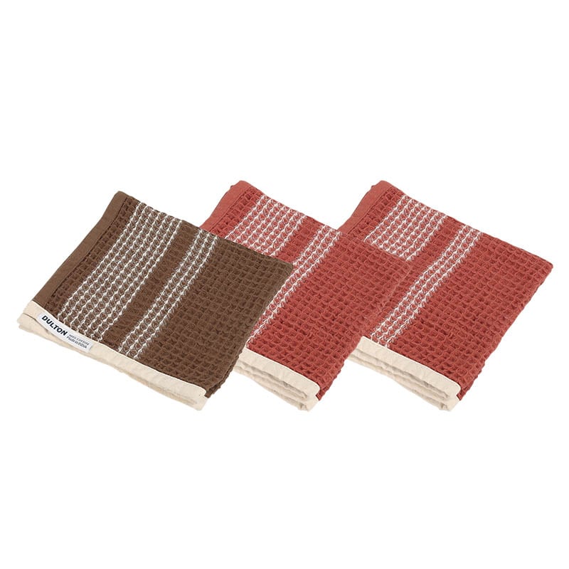 WAFFLE INDIE HAND TOWEL SET OF 3 / ワッフル インディー ハンド タオル 3pcs セット