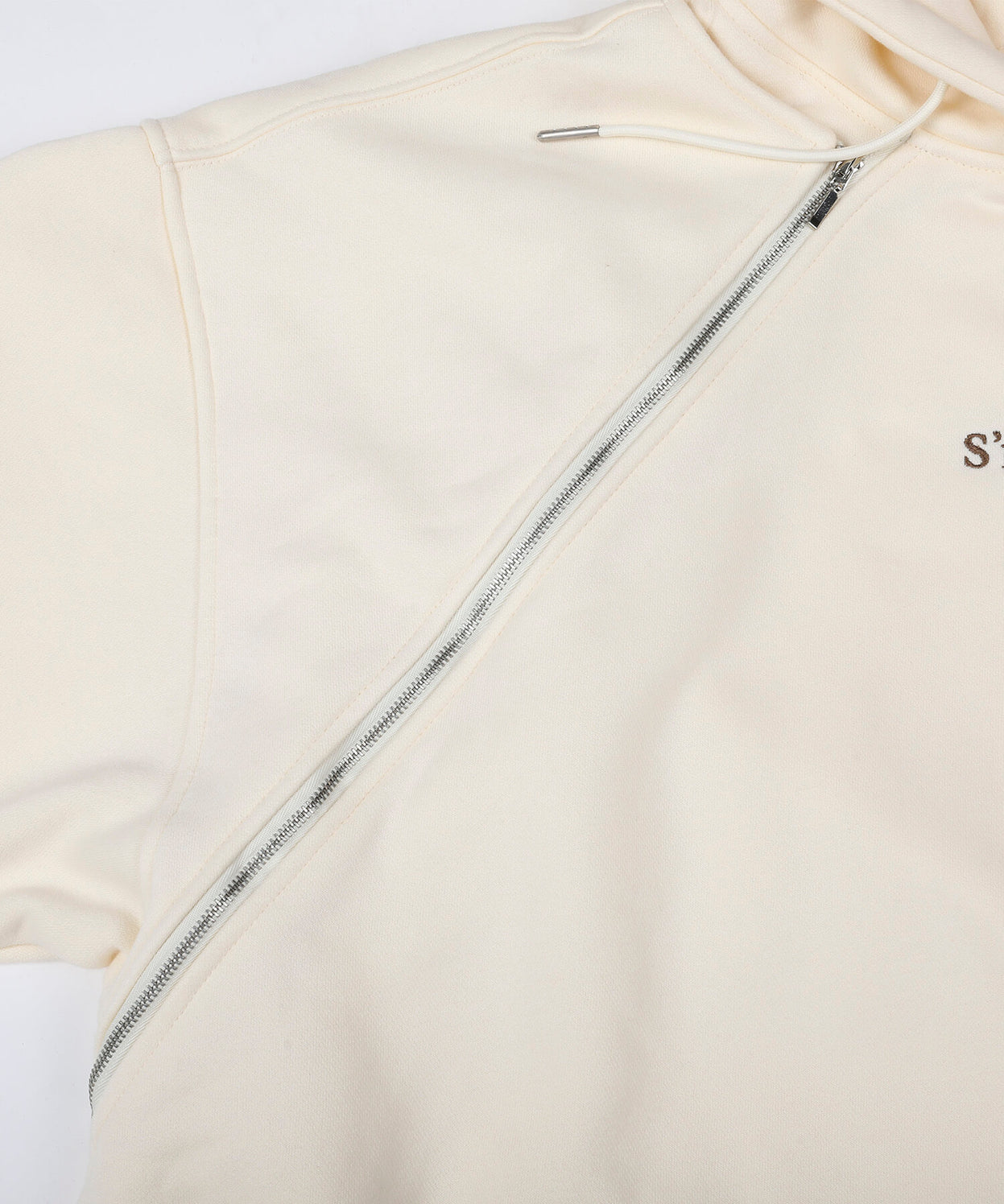 2WAY hooded sweatshirt