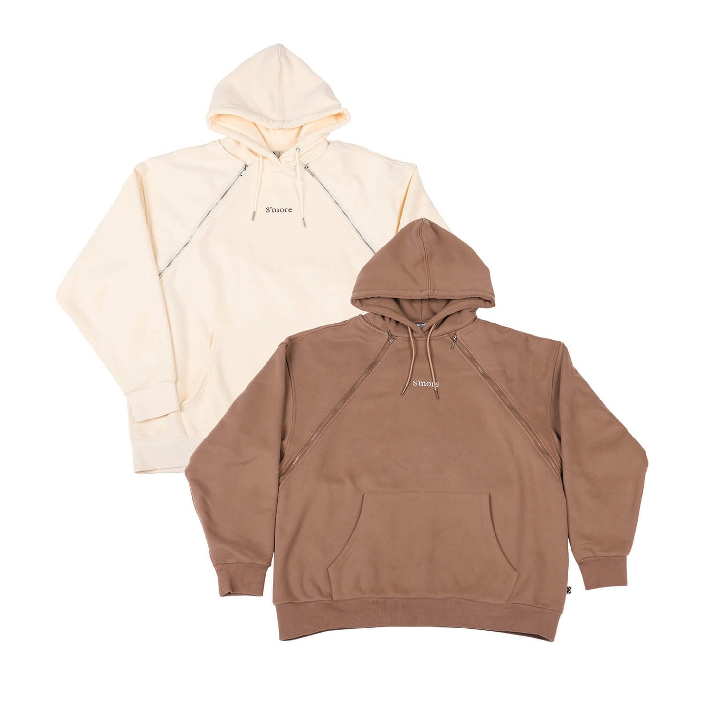 2WAY hooded sweatshirt