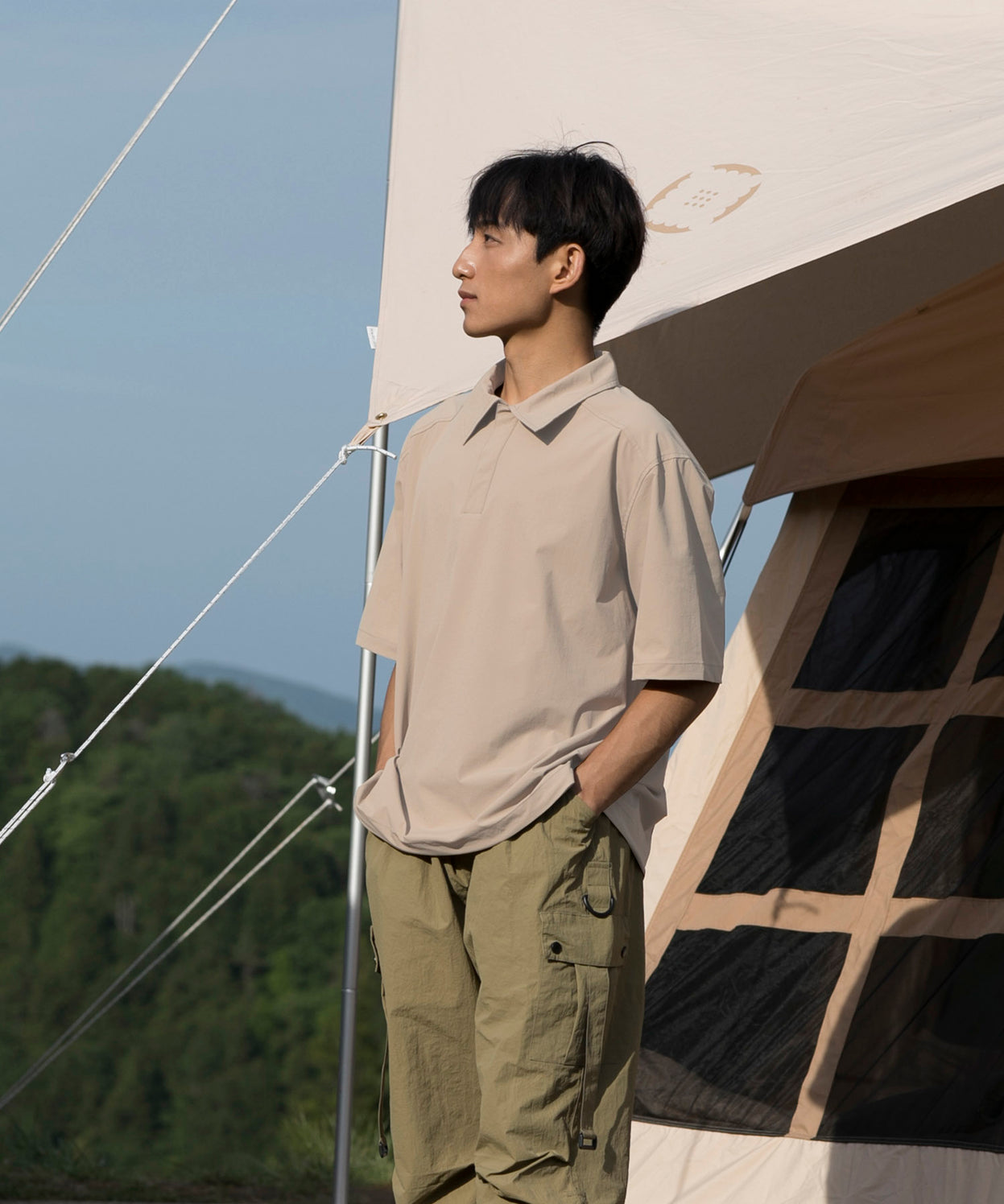 Anti-static polo shirt