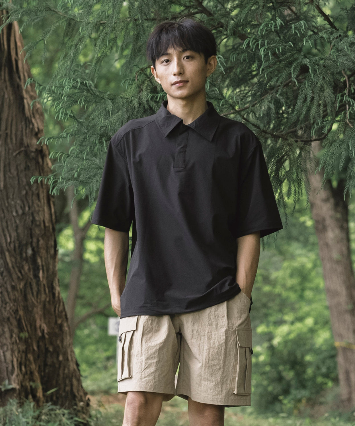 Anti-static polo shirt