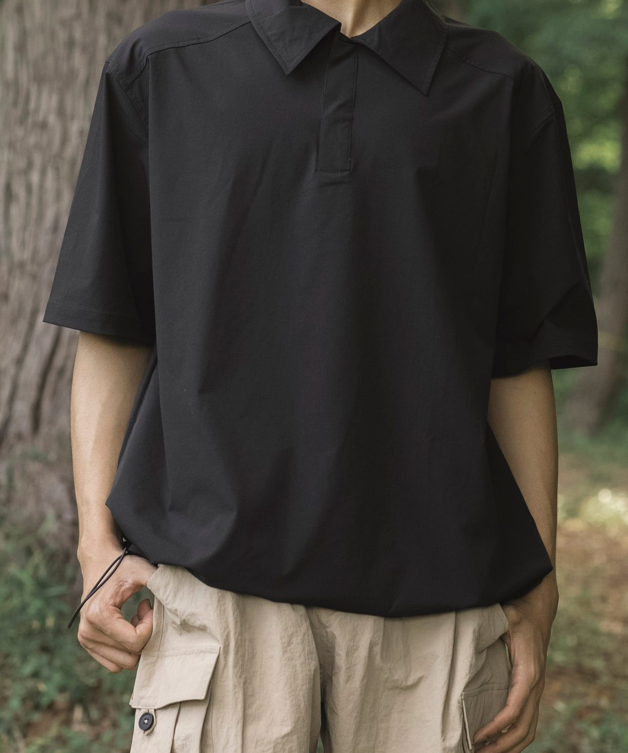 Anti-static polo shirt