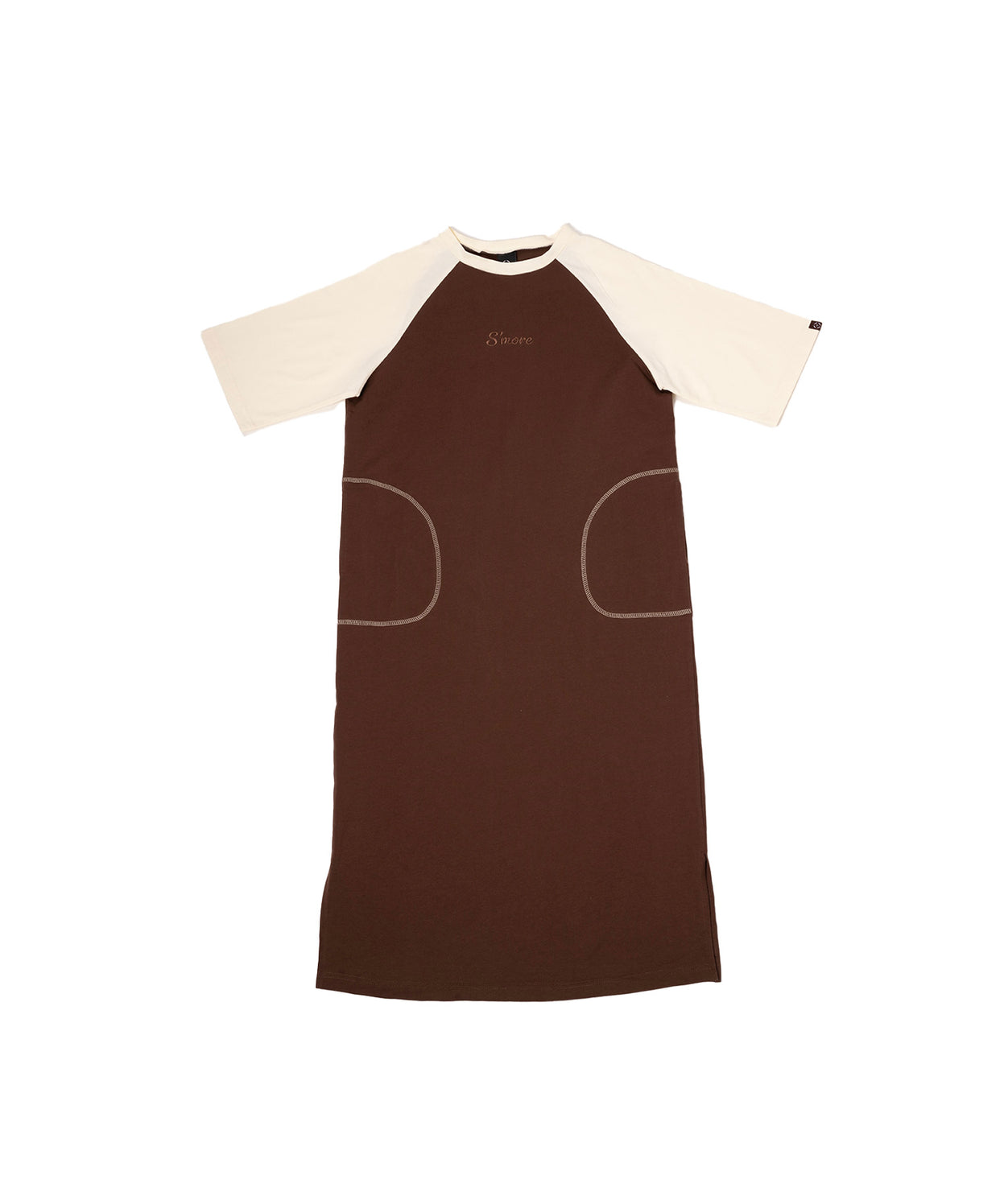 Bicolor T-shirt dress バイカラーワンピース