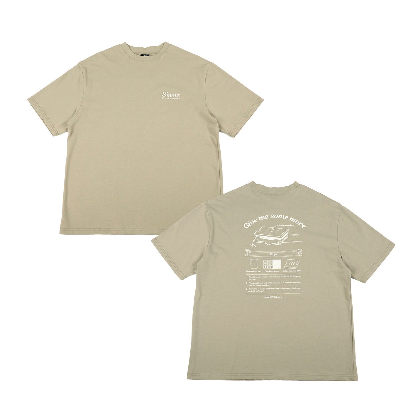 COTTON T SHIRTS - S'more recipe