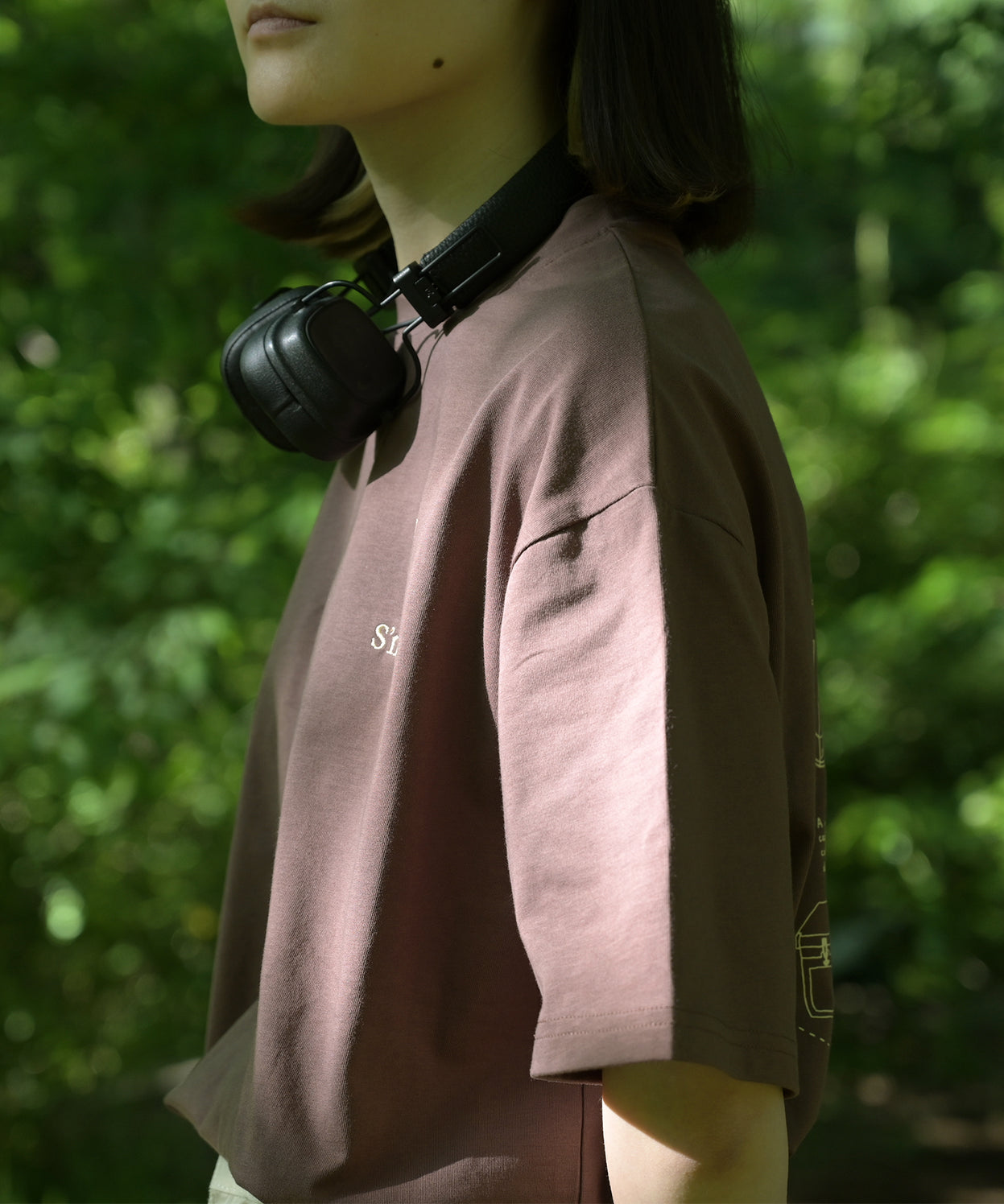 COTTON T SHIRTS - S'more gear illustration