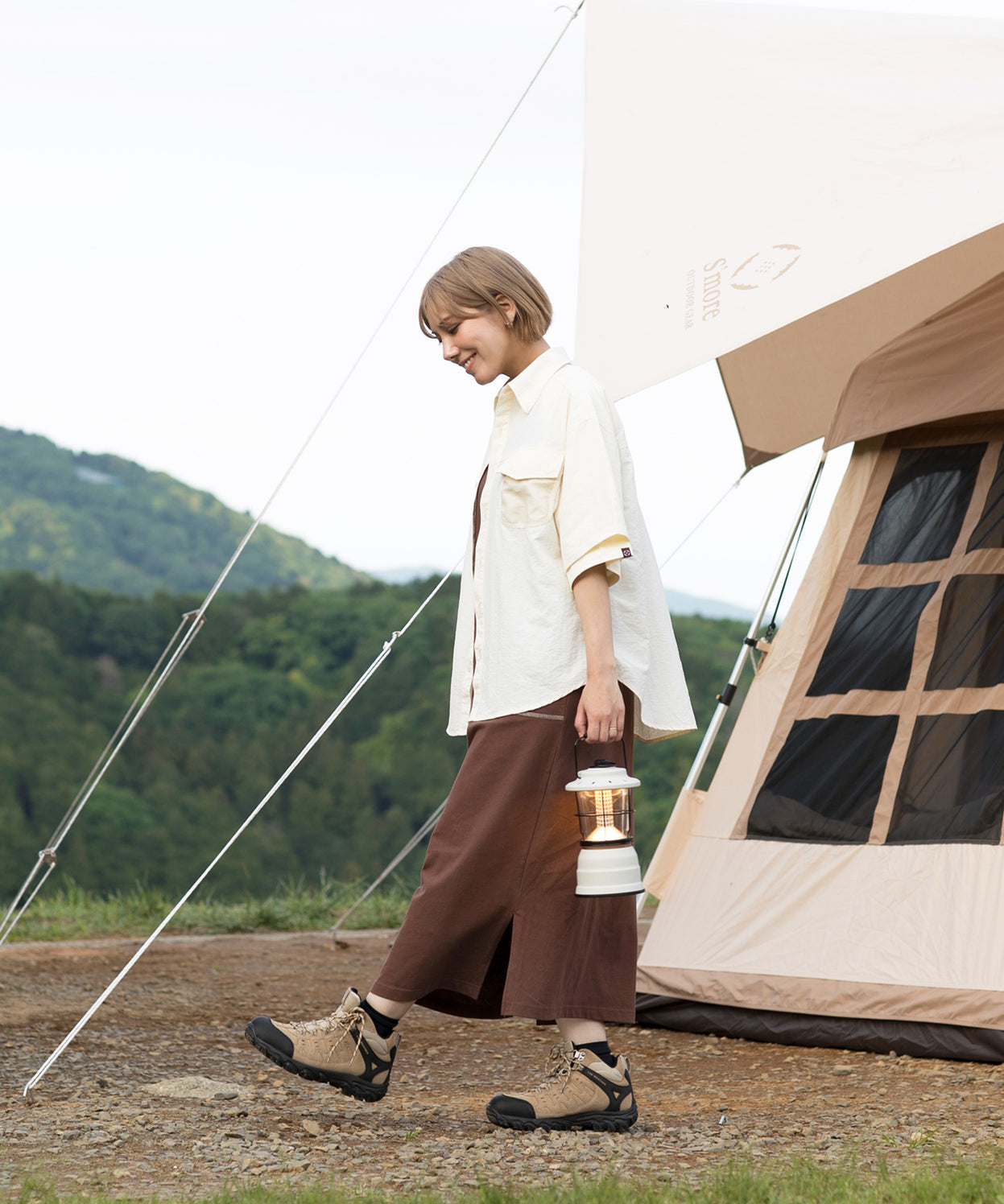 Mesh pocket s/s shirt