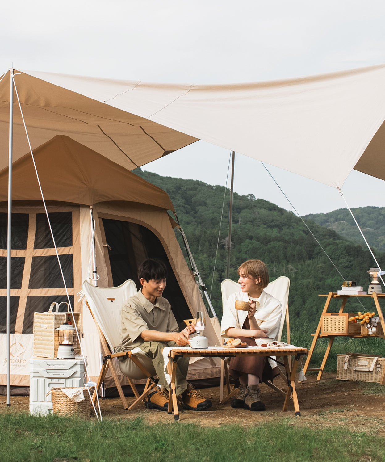 Mesh pocket s/s shirt