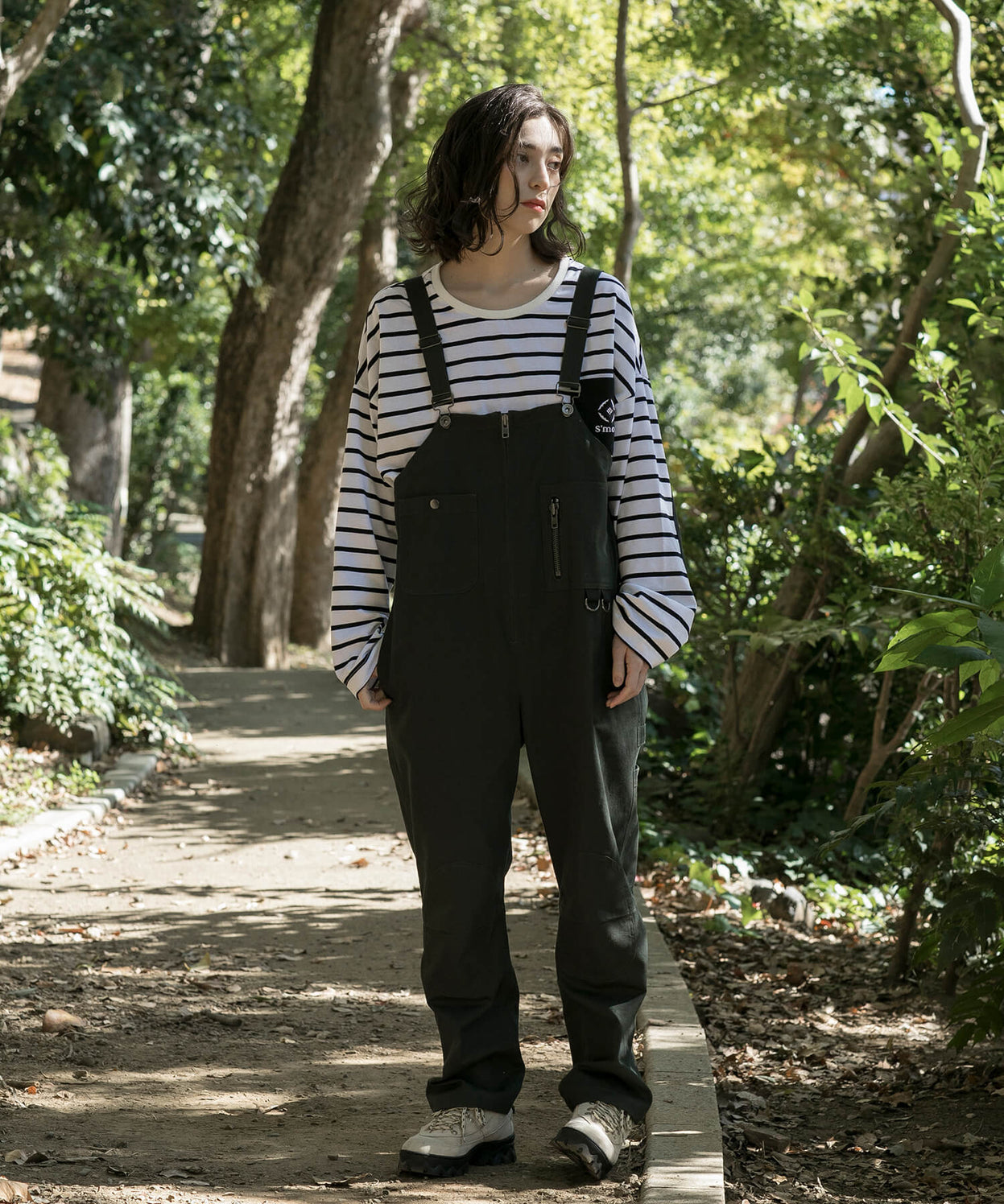 HALF ZIP BIG OVERALL