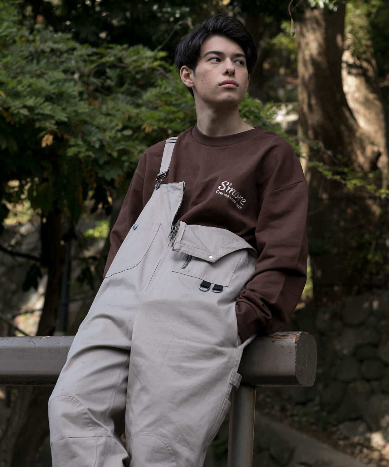 HALF ZIP BIG OVERALL