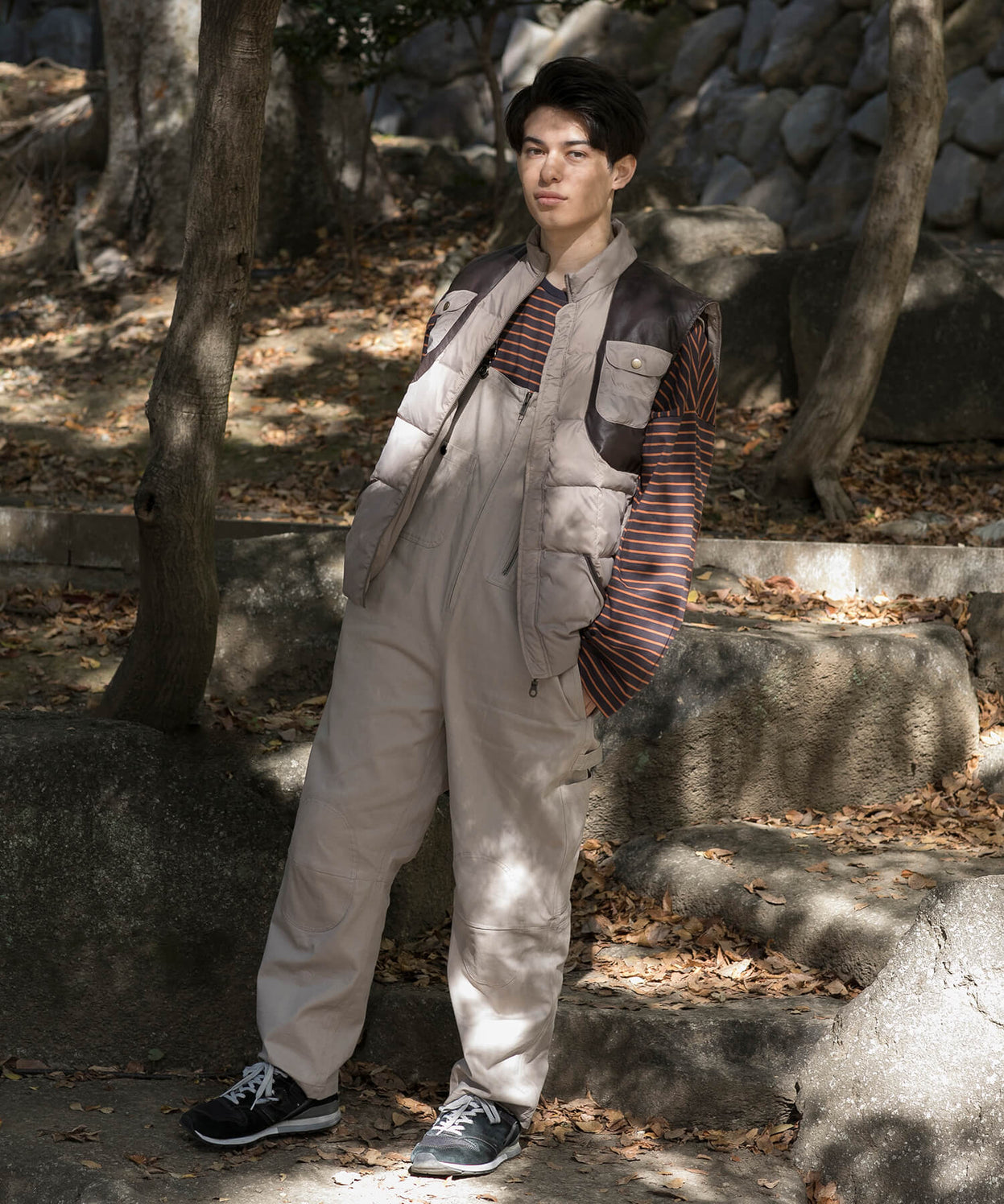 HALF ZIP BIG OVERALL